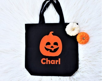 Bolsas de dulces personalizadas, bolsa de dulces con monograma, bolsa de dulces, bolsa de Halloween personalizada, bolsa de Halloween, bolsa de dulces