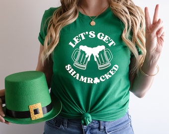 Maglietta di San Patrizio "Let's Get Shamrocked"