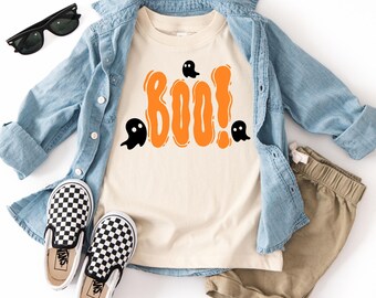 Boo Kid’s Halloween Shirt, Cute Halloween Tee Kids, Halloween Bodysuit for Baby, Boo Shirt, Cute Ghost Shirt for Kids