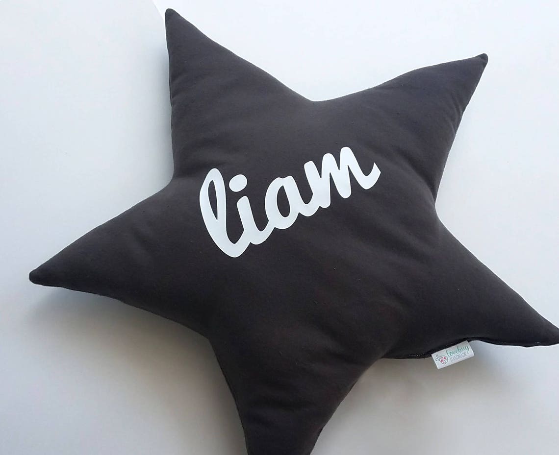 Personalized Baby Star Pillow Custom Baby Gift Star Shaped Etsy