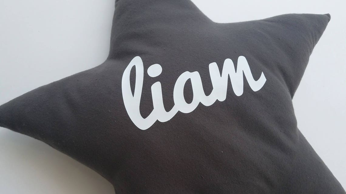 Personalized Baby Star Pillow Custom Baby Gift Star Shaped Etsy
