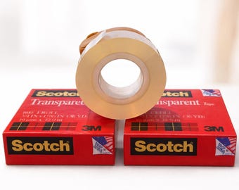 3M Scotch Transparent Clear Tape 3/4" x 1296"