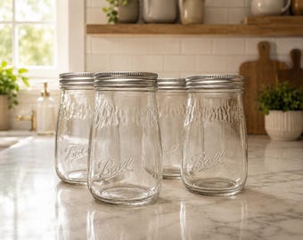 Ball 16 Oz. Fulet Jars For Canning And Drinkware