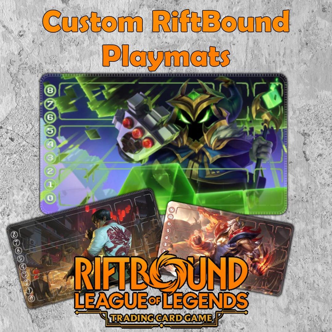 Riftbound Custom Playmat: 3D Gaming Mat for TCG/CCG - Etsy