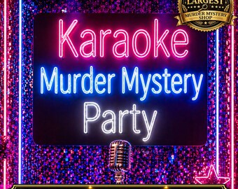 Karaoke Murder Mystery, Teen Birthday Party Game, Printable Murder Mystery, Graduation Party Game, Sleepover Game, Detective Game