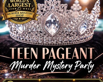 Teen Murder Mystery Game, Teen & Tween Party Game, Birthday Party Game, Printable Murder Mystery, Teen Mystery Game, Sleepover Game