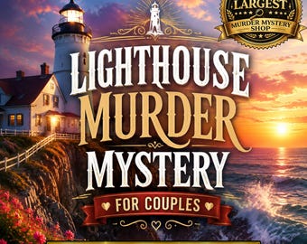 Murder Mystery for 2, Couples Mystery Date Night Game, Anniversary Game