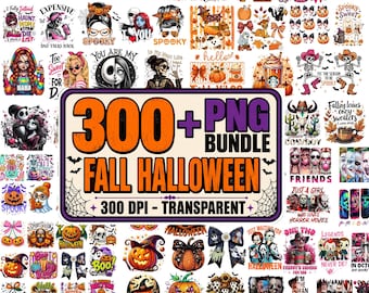 300+ Halloween png clipart bundle, Halloween horror night png,fall Halloween shirt design, stitch Halloween png, Retro spooky vibes png