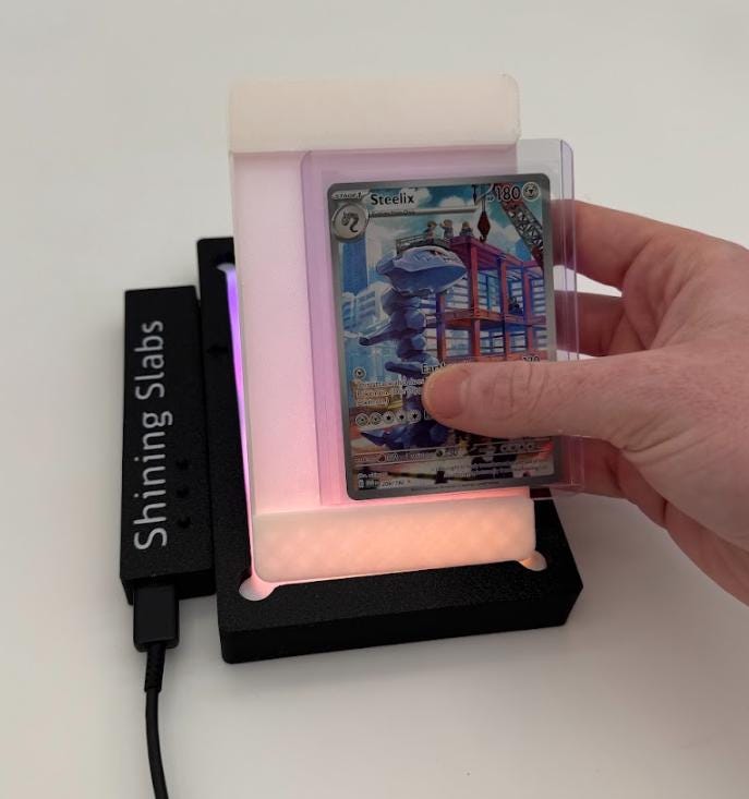 trading card sleeves target Amazon.com: Sports Card Display Case with LED Light - PSA Graded, Football,  Trading Wall Display main image 1
