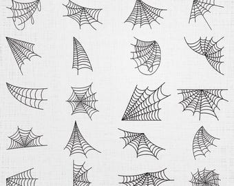 Spider Web Embroidery Bundle - Cobweb Machine File - 6 Sizes 20 Designs