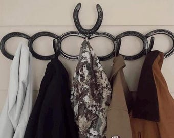 Horseshoe Coat Rack