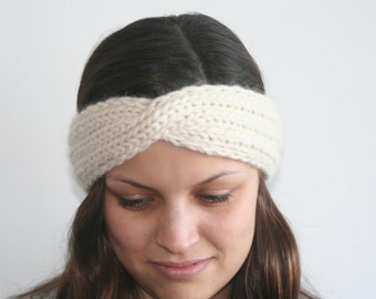 Twisted Turban Headband Knitting Pattern (PDF)