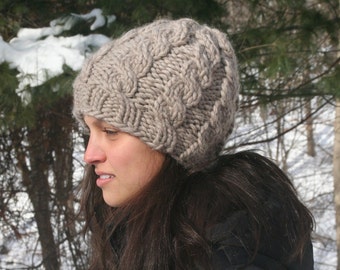 Bulky Cabled Hat Pattern (PDF)