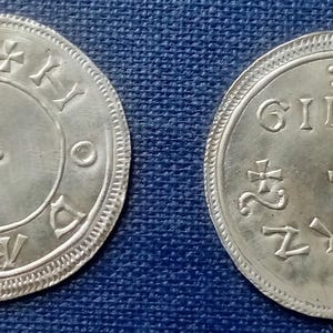 Replica Welsh silver penny of Howel Dda. King of Wales,  949-50.