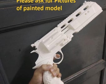 Resident Evil Requiem Revolver Replica – 3D gedruckte Requisite – Cosplay Waffe – Display Sammlerstück