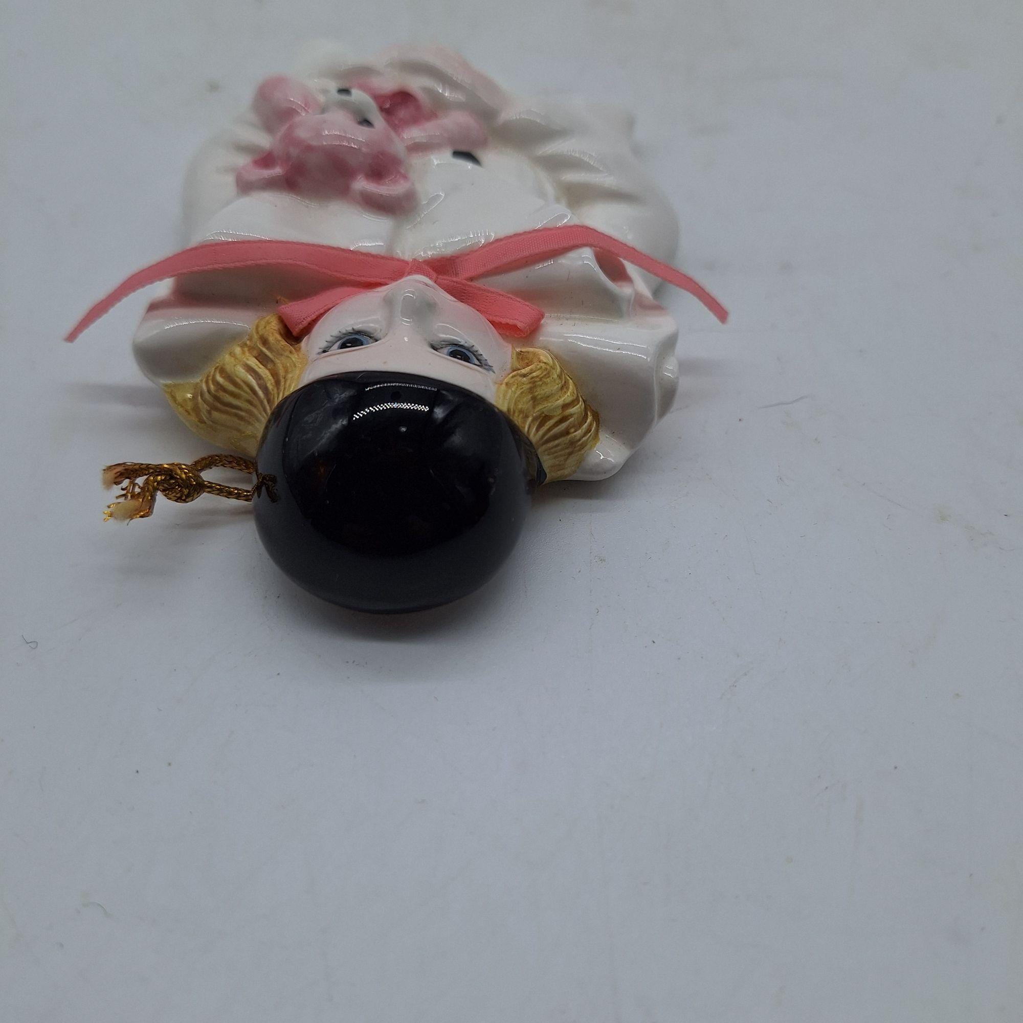 Vintage Pierrot Baby Love Michel Oks 1981 Schmid Ornament