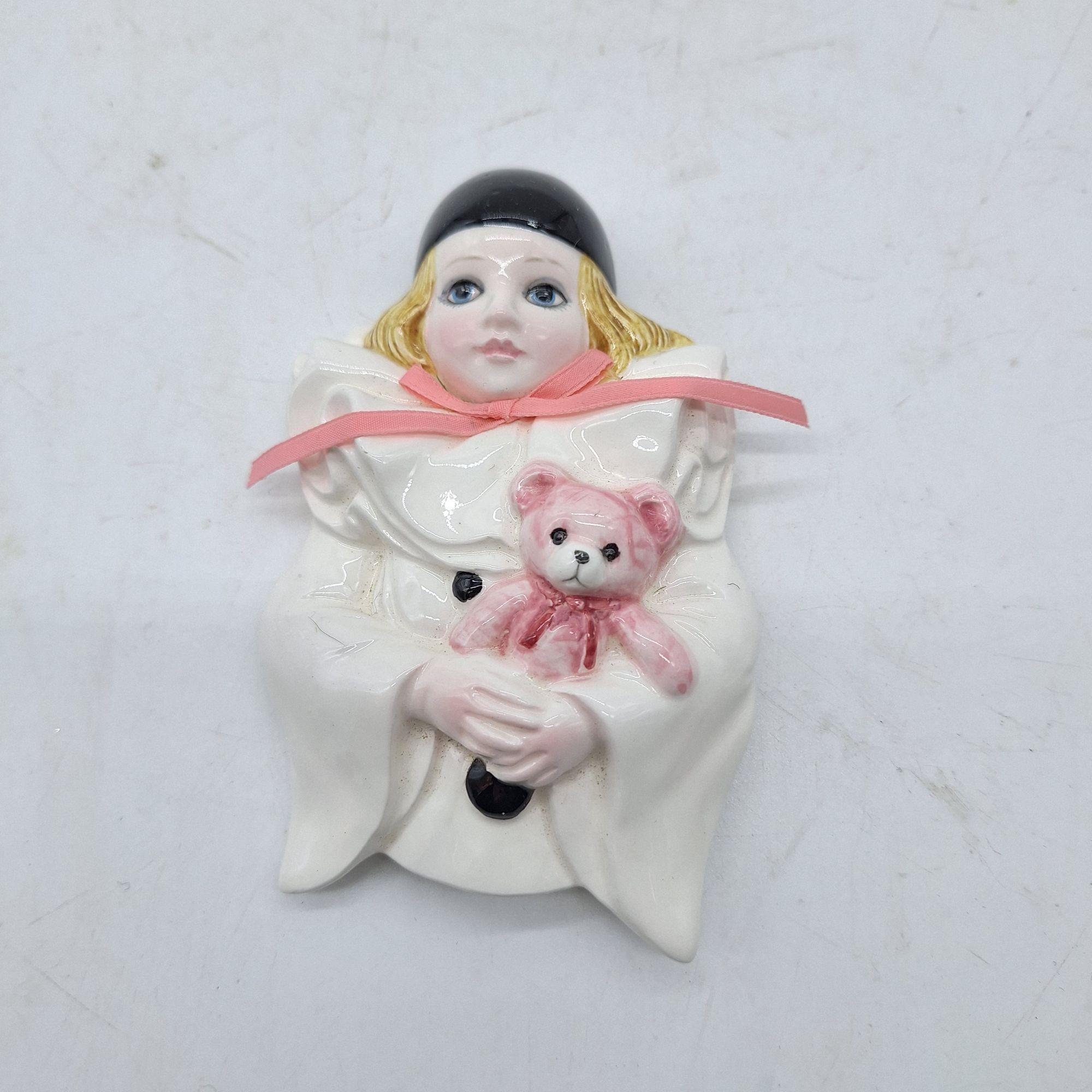 Vintage Pierrot Baby Love Michel Oks 1981 Schmid Ornament