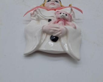 Vintage Pierrot Baby Love Michel Oks 1981 Schmid Ornament