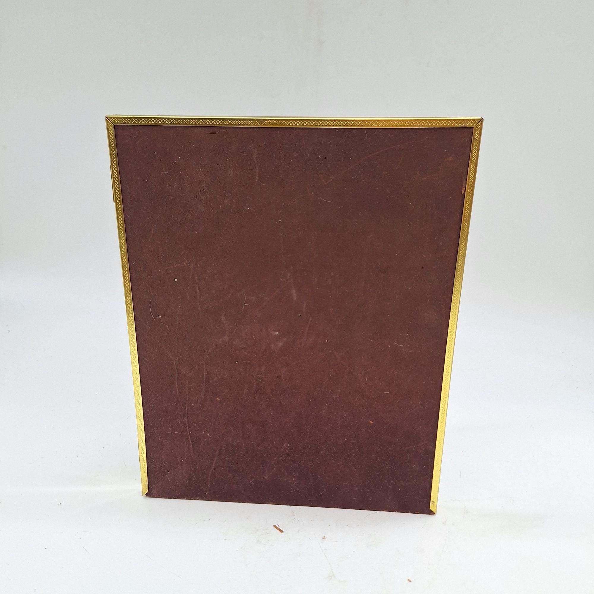 Vintage Folding Double Picture Frame Etched Gold Tone 8x10 - Etsy