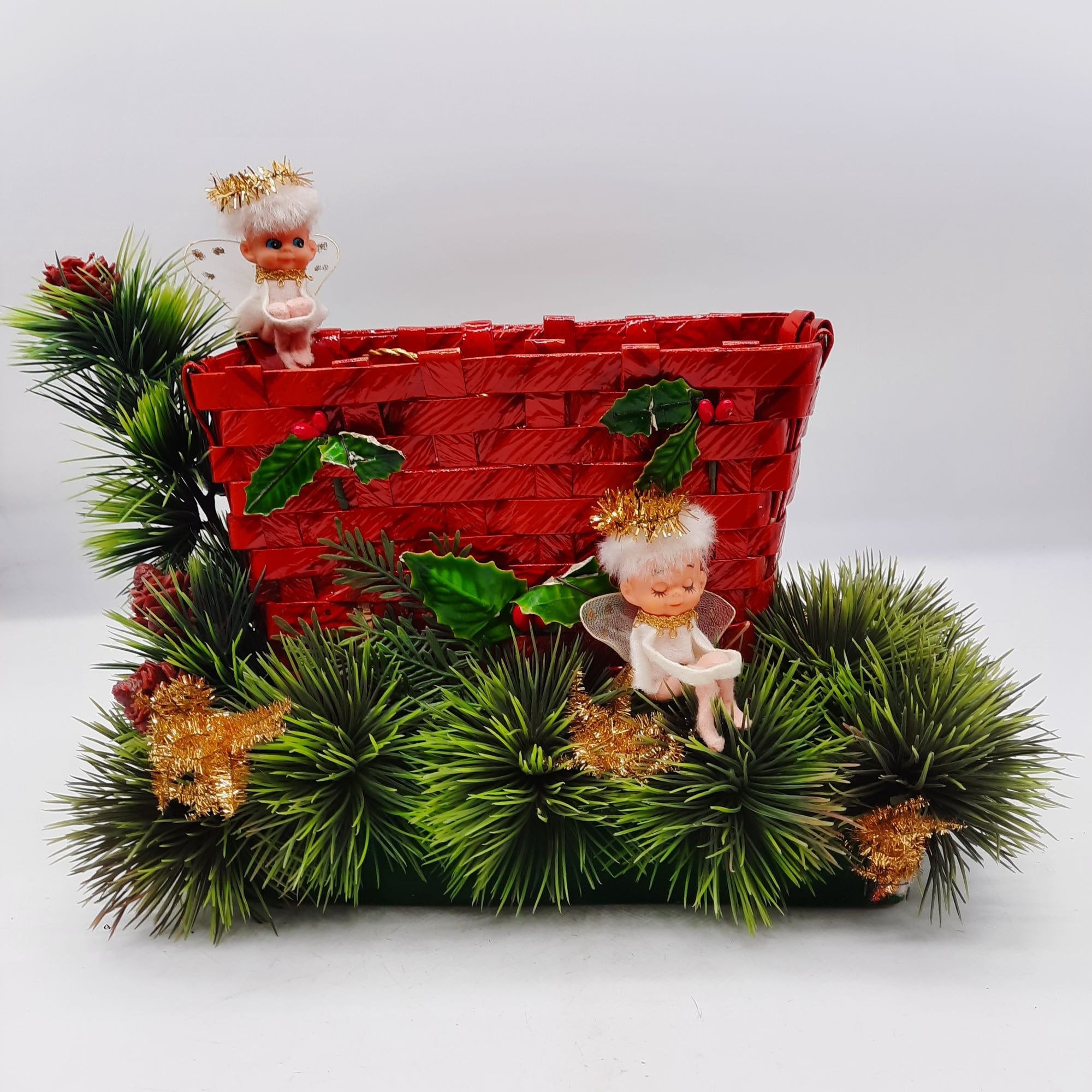 Vintage 1970s Plastic Christmas Greenery and Decorations Perfect for  Creating Vintage Christmas Arrangements Includes a Wreath, Picks 