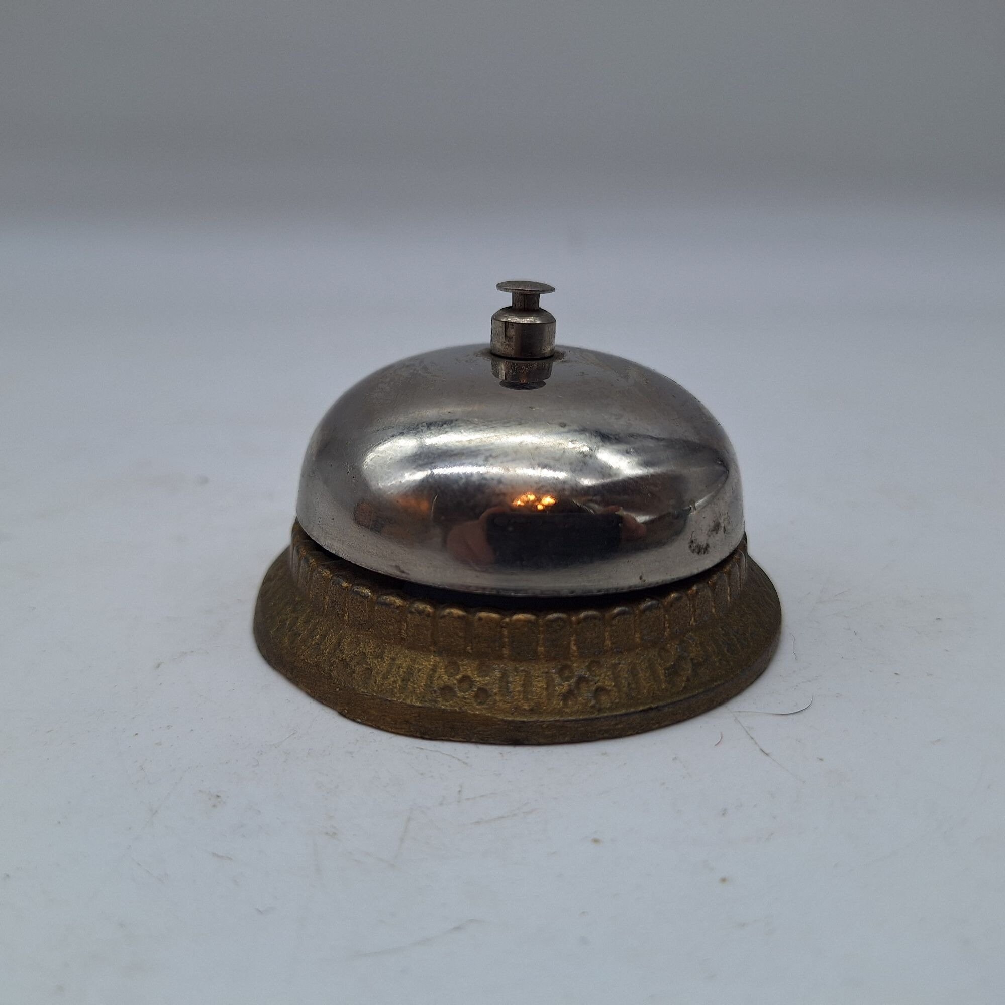Vintage Counter Top Service Bell Hotel Front Desk Cast Iron Ornate 3 X 1.5 Etsy