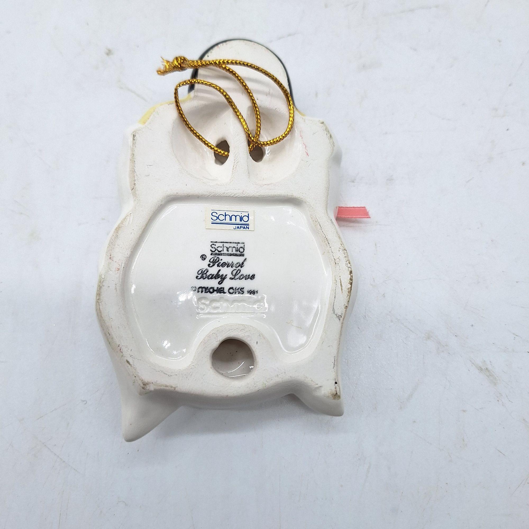 Vintage Pierrot Baby Love Michel Oks 1981 Schmid Ornament