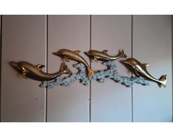 Under the Sea Dolphin Rotating Motion Lamp Light Silver Spencer