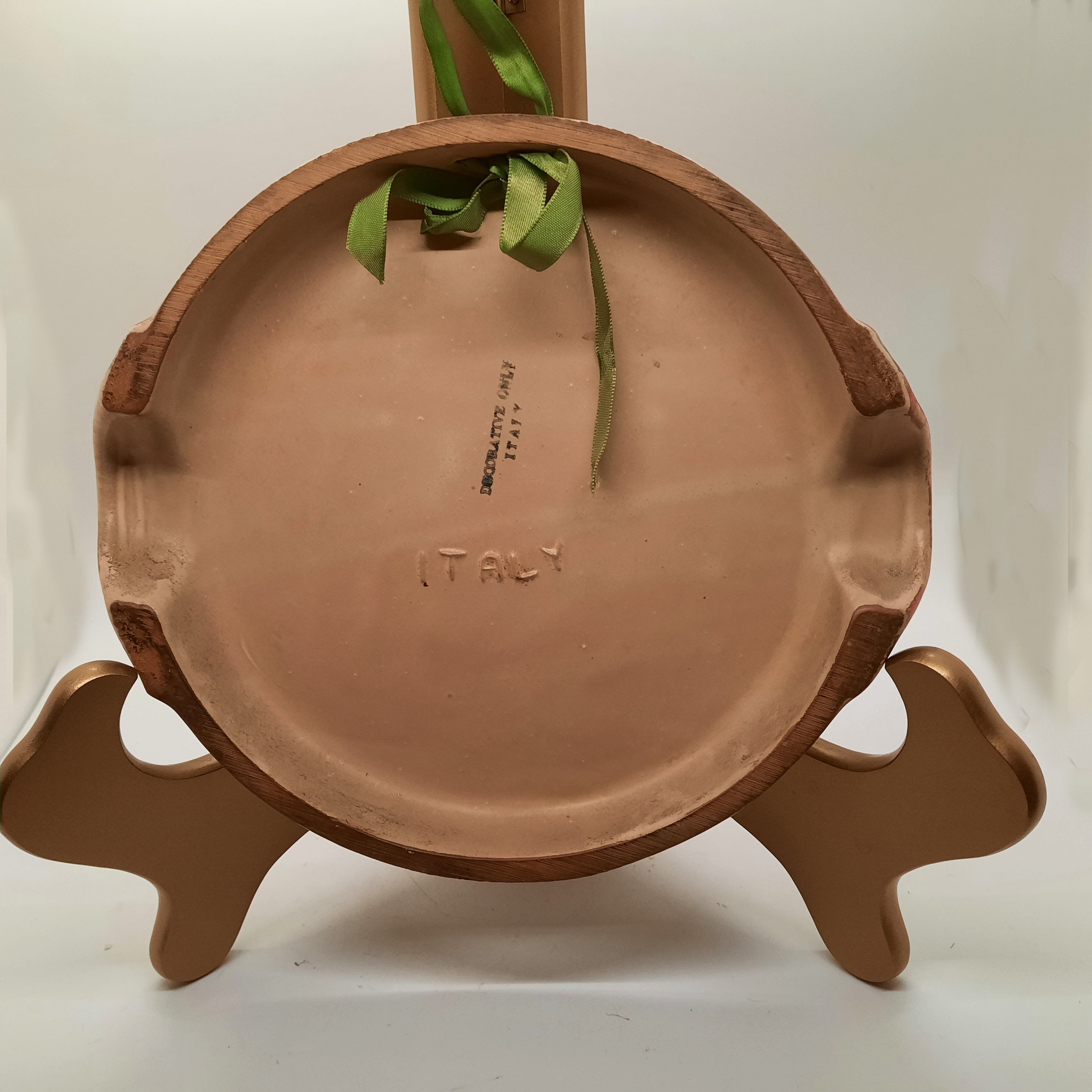 Vintage Italian Hand Painted Fruit Basket Trivet Wall Decor Pottery - Etsy