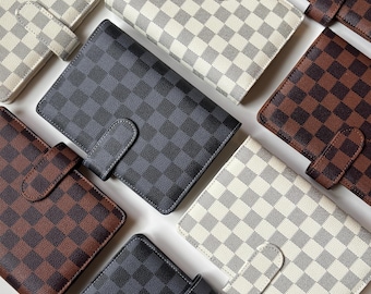 Carpeta de presupuesto a cuadros A6 / Sistema de sobres para efectivo / Planificador organizador de dinero