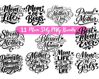 Paquete SVG de mamá, SVG del Día de la Madre, SVG de mamá, SVG de vida de mamá, SVG floral de mamá, SVG de mamá boho, SVG de mamá, SVG de cita de mamá, SVG de camiseta de mamá