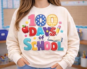 Escuela de 100 días con gancho de pestillo y hilo sintético, PNG, Profesor 100 días PNG, Escuela PNG, Hilo sintético PNG, Descarga digital