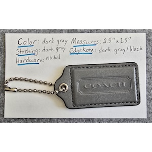Y2k Coach Hangtag - Etsy
