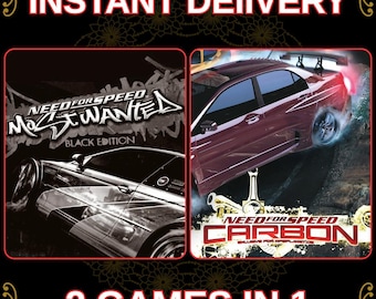 NFS Most Washed Black Edition + Carbon PC Download Bundle | Klassische Rennspiele