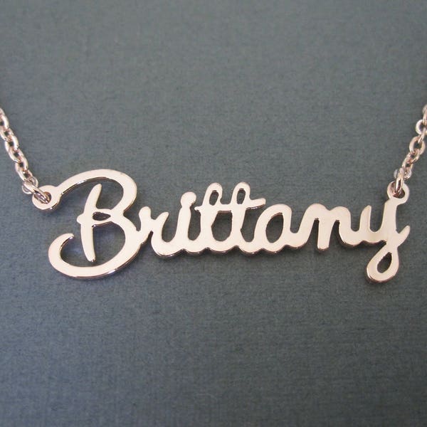 Baby Name Necklace Etsy
