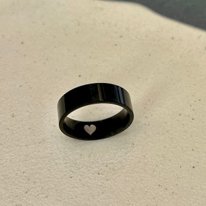 Personalized Engraved Korean Name 6 mm Stainless Steel Band Ring in 2 Colors Korea Ring Korea Jewelry Korea Gifts Hangul image 4