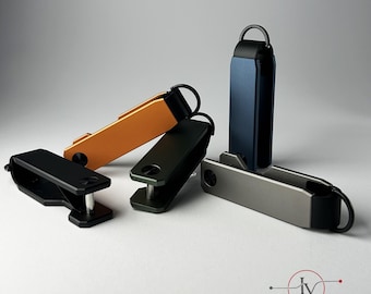 Organizador de Llaves de Aleación de Aluminio Personalizado – Porta Llaves Minimalista con Grabado – Regalo de uso diario