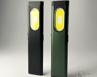 Linterna LED de Trabajo Personalizada, Magnética y Ultrafina, Recargable USB-C, Regalo Útil