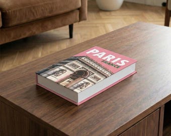Paris Decorative Book - Hidden Storage Box with Magnetic Closure