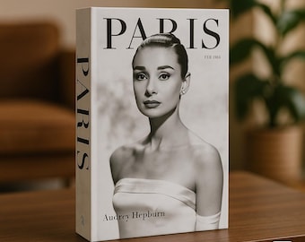 Paris Audrey Hepburn Dekorative Buch - Versteckte Aufbewahrungsbox