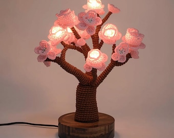 Sakura Blossom Glow Tree – Illuminated Cherry Blossom Lamp – Japanese Zen Decor – Digital PDF Download