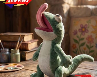 Beaver Lizard Tom | Magnetic Tongue "Vocal" Toy & Creative Abstract Plush