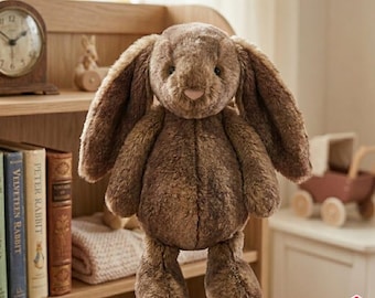 Woodland Bark Bunny Plush