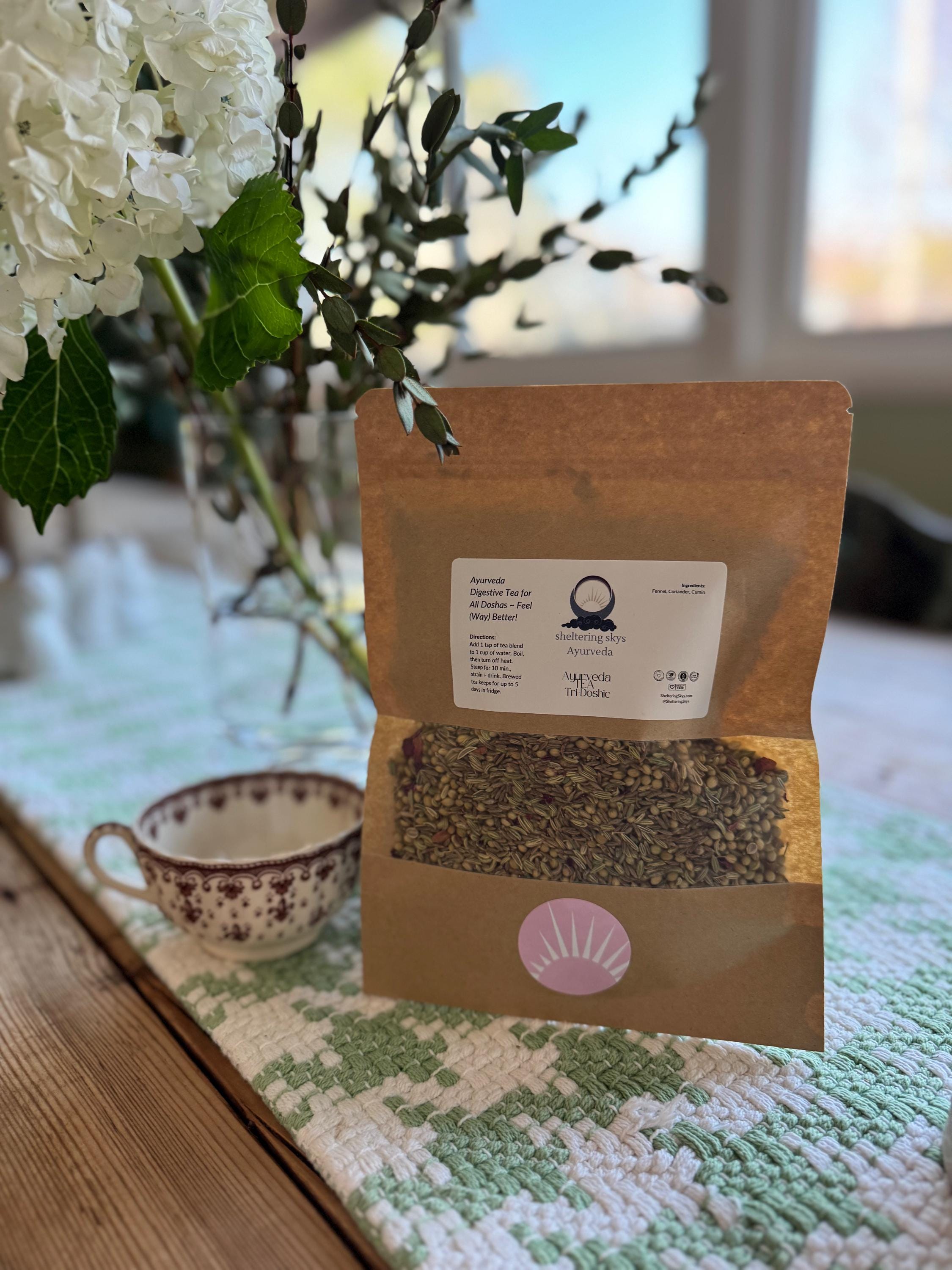 CCF Tea – Ayurvedic Digestive Tea (coriander Cumin Fennel) With Rose ...