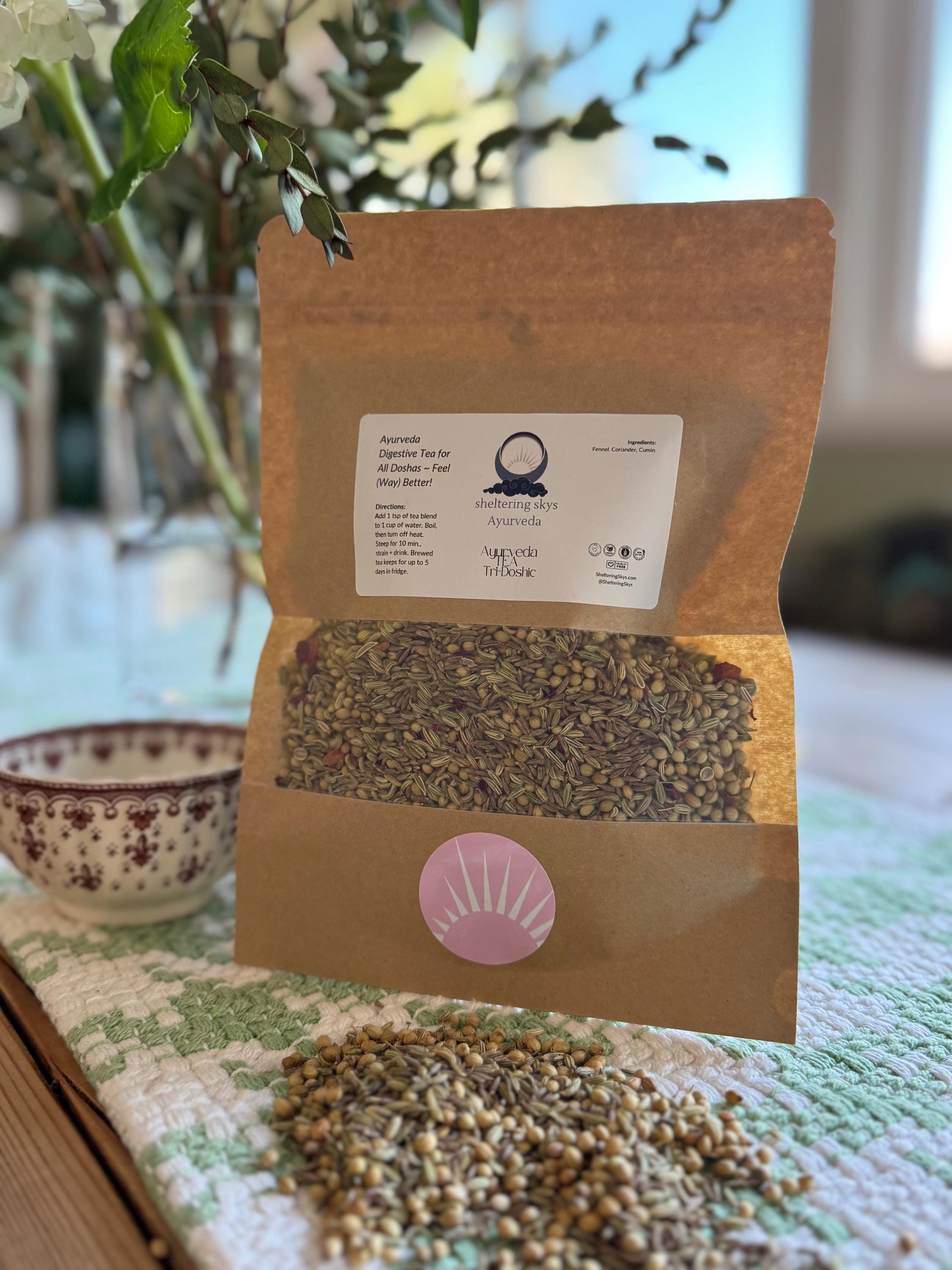 CCF Tea – Ayurvedic Digestive Tea (coriander Cumin Fennel) With Rose ...