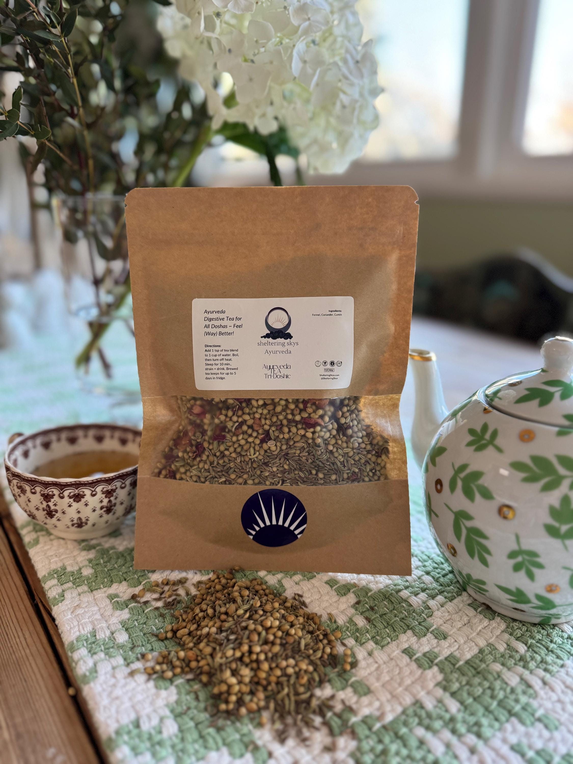 CCF Tea – Ayurvedic Digestive Tea (coriander Cumin Fennel) With Rose ...