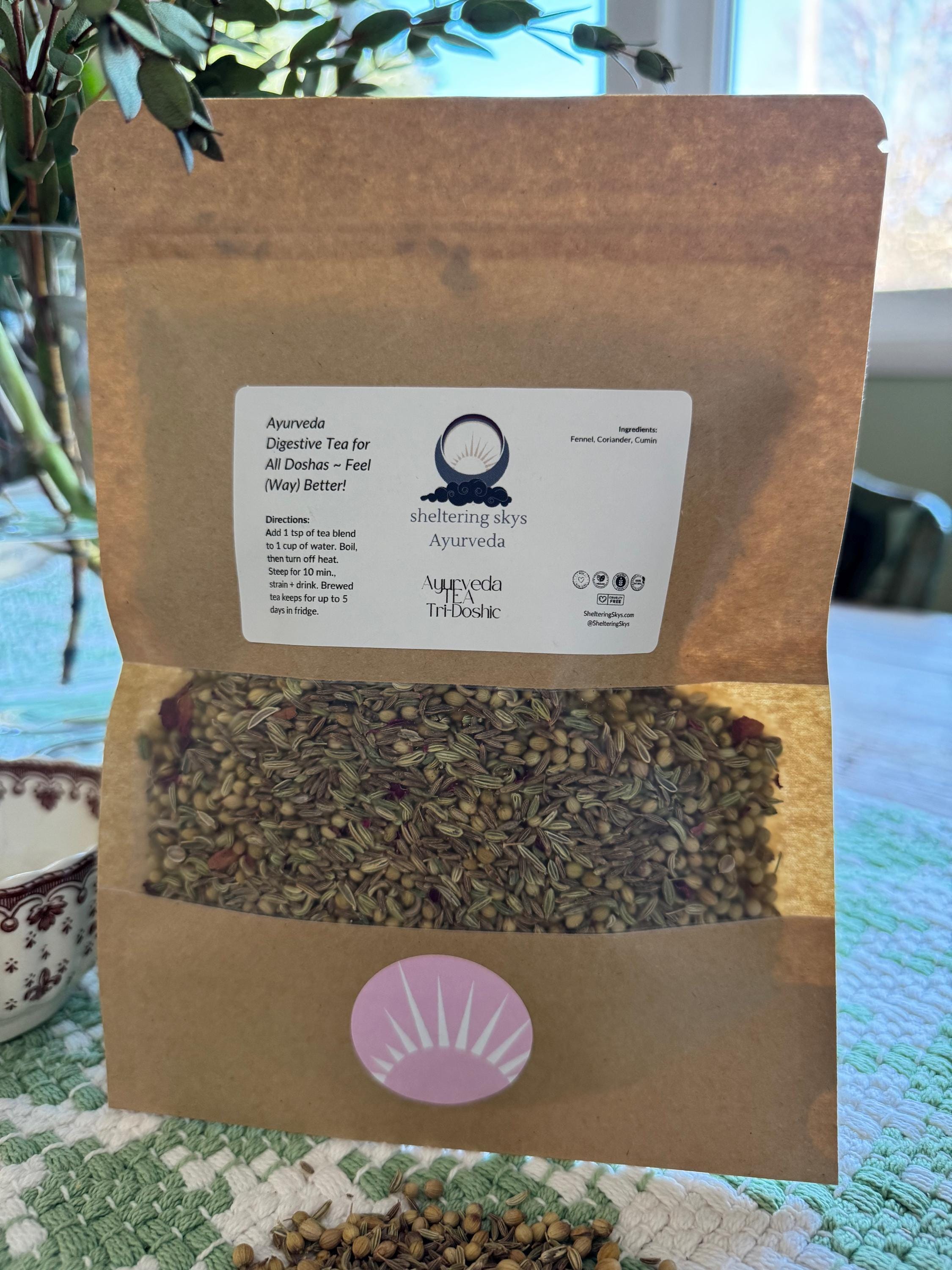 CCF Tea – Ayurvedic Digestive Tea (coriander Cumin Fennel) With Rose ...