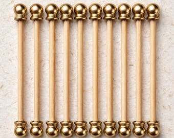 8-inch DIY 125-Sets. Scroll Invitation Rods