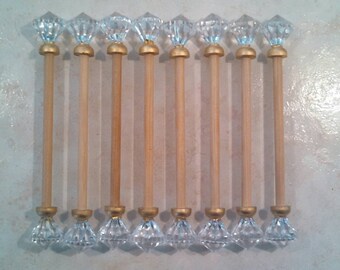 Crystal Finial Scroll Invitation