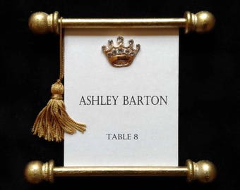 1 Crown Jewel Scroll Place Card
