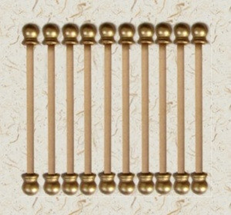 8 Inch Diy 50 Sets Scroll Invitation Rods Etsy